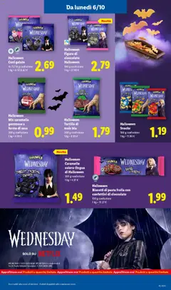 Anteprima del volantino Halloween Coni gelato, 4x 75/78 g confezione valido a partire dal 06.10.2025 | Pagina: 27 | Prodotti: Cioccolato, Gelato, Mais, Cacao