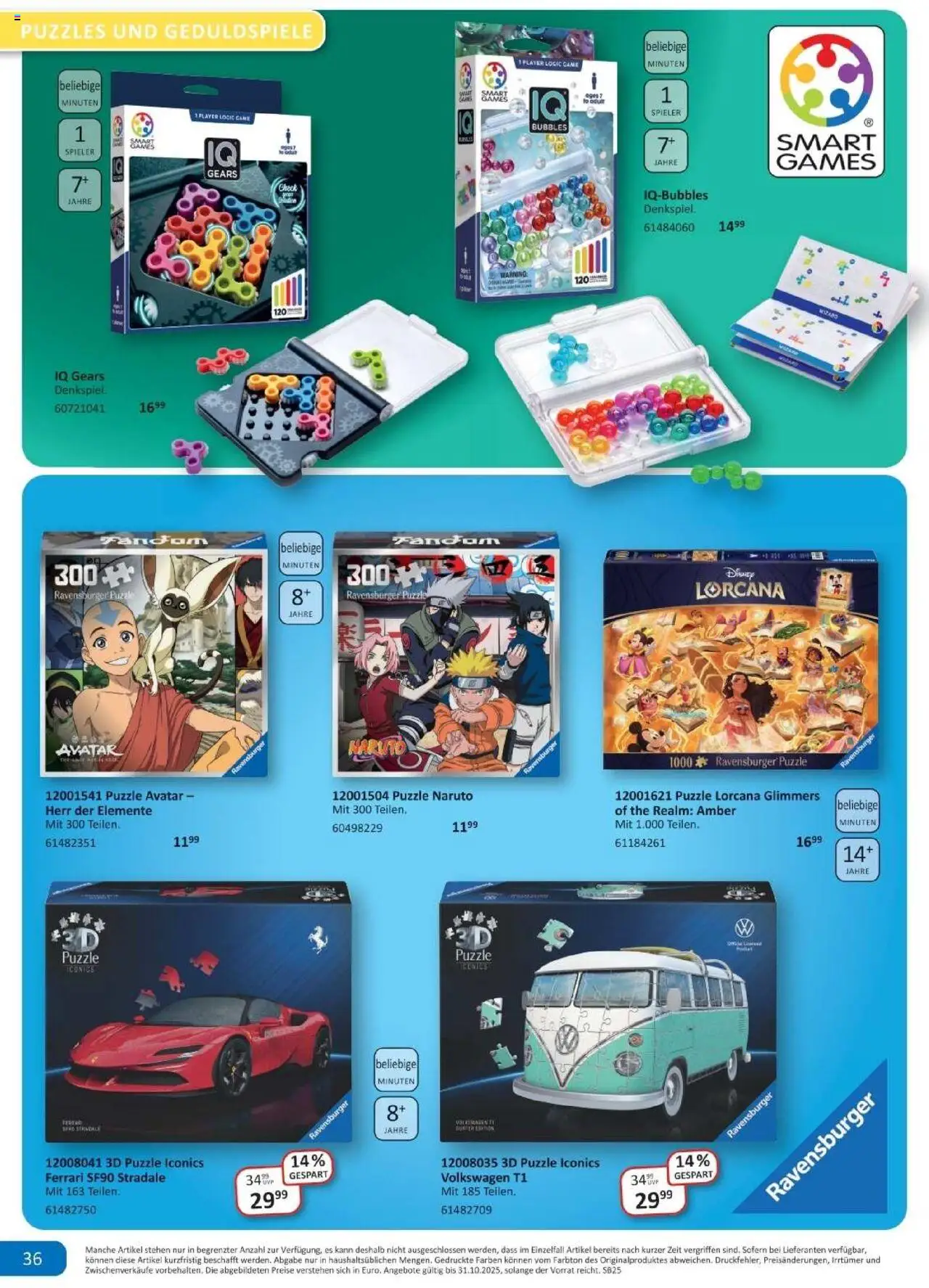 Vedes Prospekt 	 - gültig ab dem 25.08.2025 | Seite: 36 | Produkte: Player