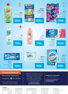 G'Roby Akciós újság - amely érvényes a következő dátumtól: 05.02.2026 | Oldal: 4 | Termékek: Papírtörlő, Papírzsebkendő, WC, Tusfürdő