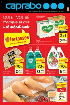 Vista previa Caprabo - Ofertasses per a la tornada válido desde el 18.09.2025