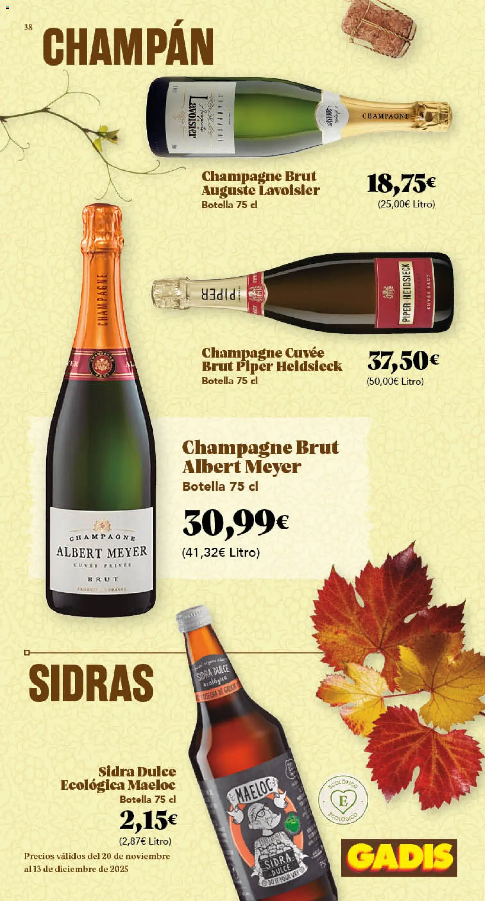 Gadis - folleto │ válido desde el 20.11.2025 | Página: 38