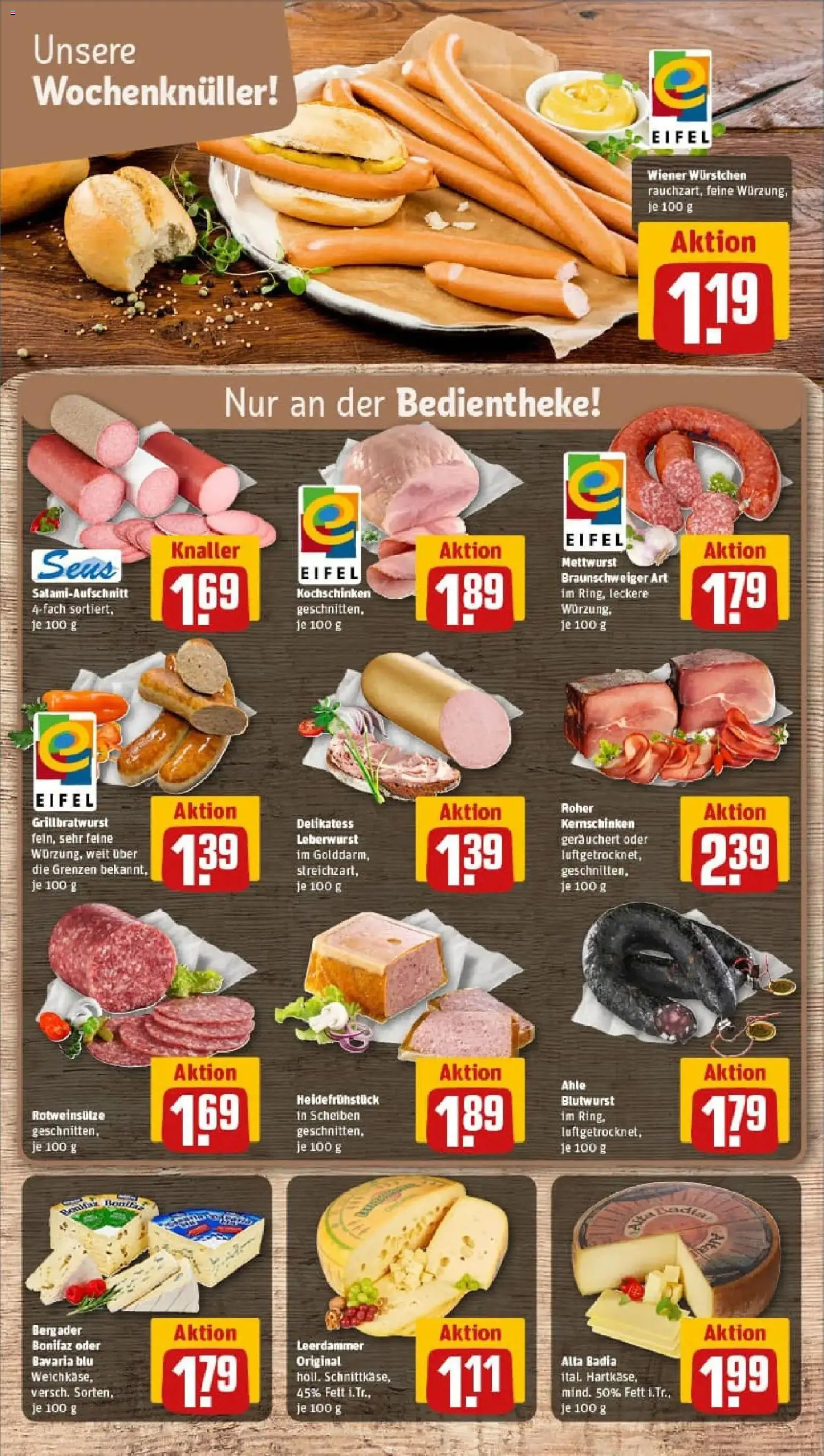Rewe prospekt Rennerod	 – gültig ab 11.01.2026 | Seite: 9 | Produkte: Wiener wurstchen, Leerdammer, Salami