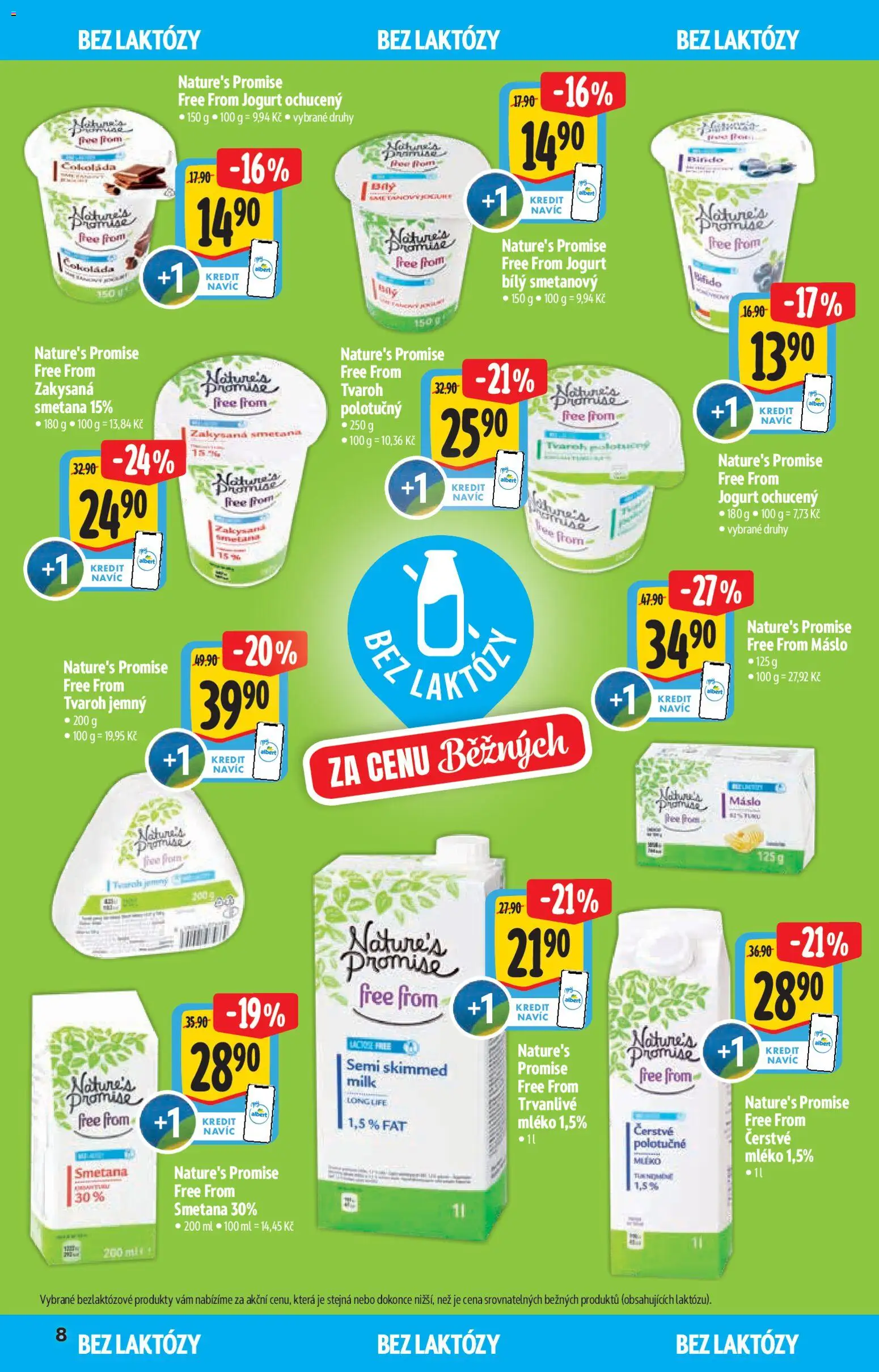 Albert katalog - Hypermarket od 14.01.2026 | Strana: 8 | Produkty: Máslo, Čokoláda, Smetana, Zakysaná smetana