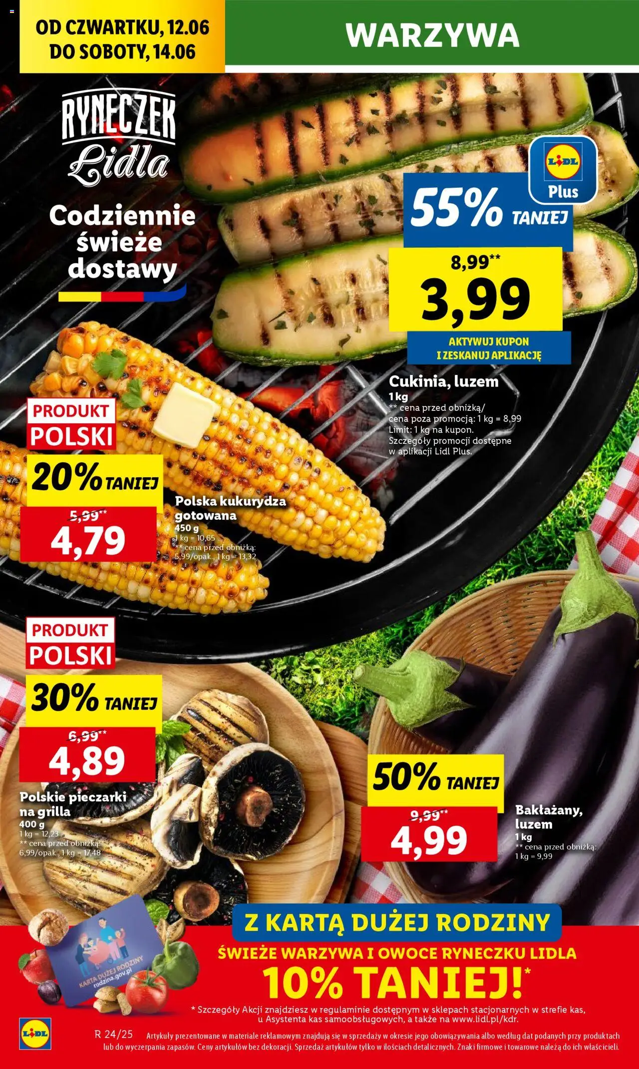 Lidl Gazetka od 12.06.2025 | Strona: 22 | Produkty: Kukurydza, Kukurydza gotowana, Warzywa, Owoce