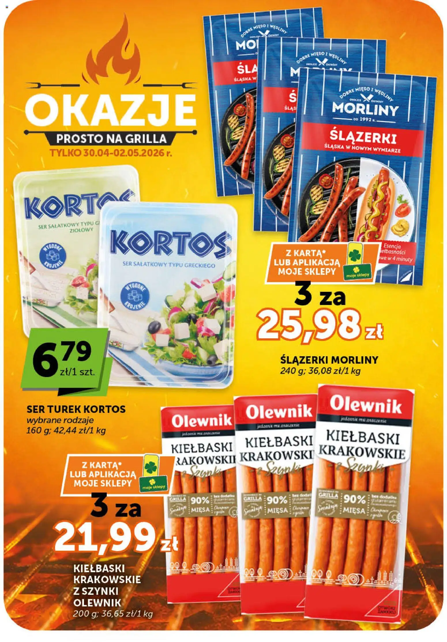 Groszek gazetka od 30.04.2026 | Strona: 6 | Produkty: Mięso, Kiełbaski, Ser, Wędliny