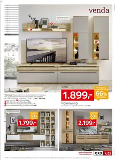 XXXL Lutz Nr. 1 beim Preis 30 Jahre ab 22.03.2026 gültig | Seite: 9 | Produkte: Wohnwand, Wandboard, Hängevitrine