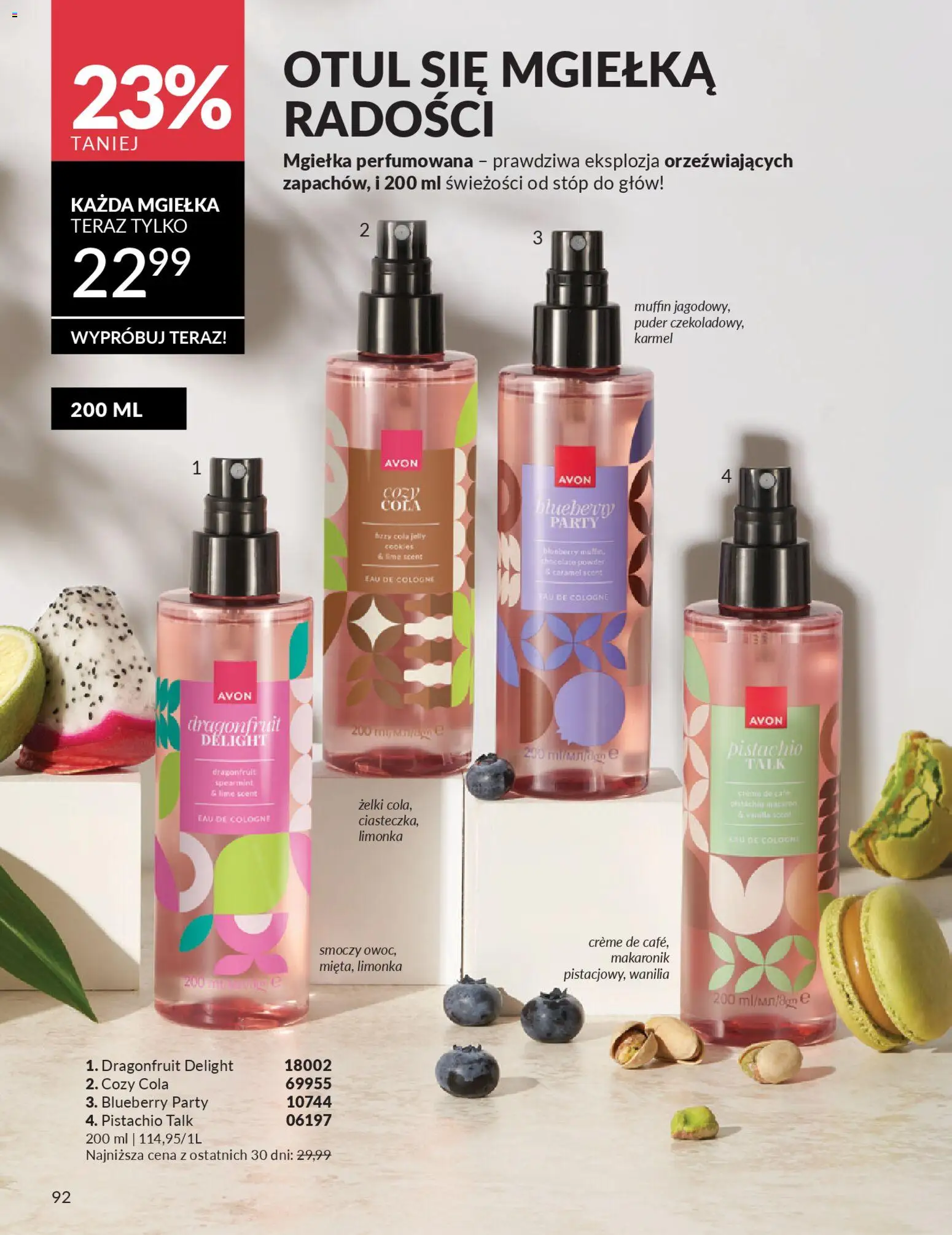 Avon Katalog 3 2026 od 01.03.2026 | Strona: 92 | Produkty: Limonka, Puder, Żelki