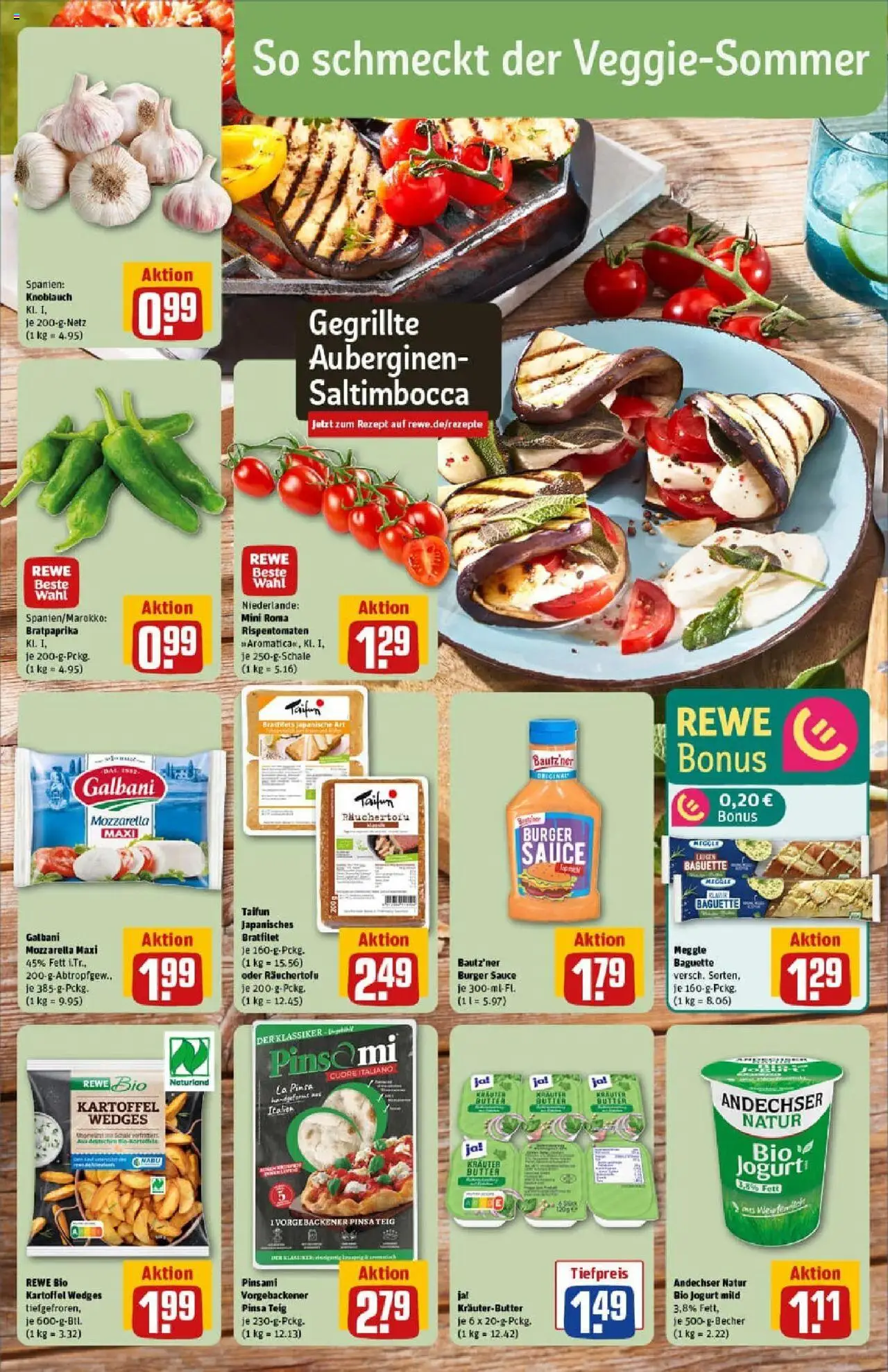Rewe prospekt Uelzen	 - gültig ab dem 06.07.2025 | Seite: 4 | Produkte: Butter, Kräuterbutter, Knoblauch, Pizza