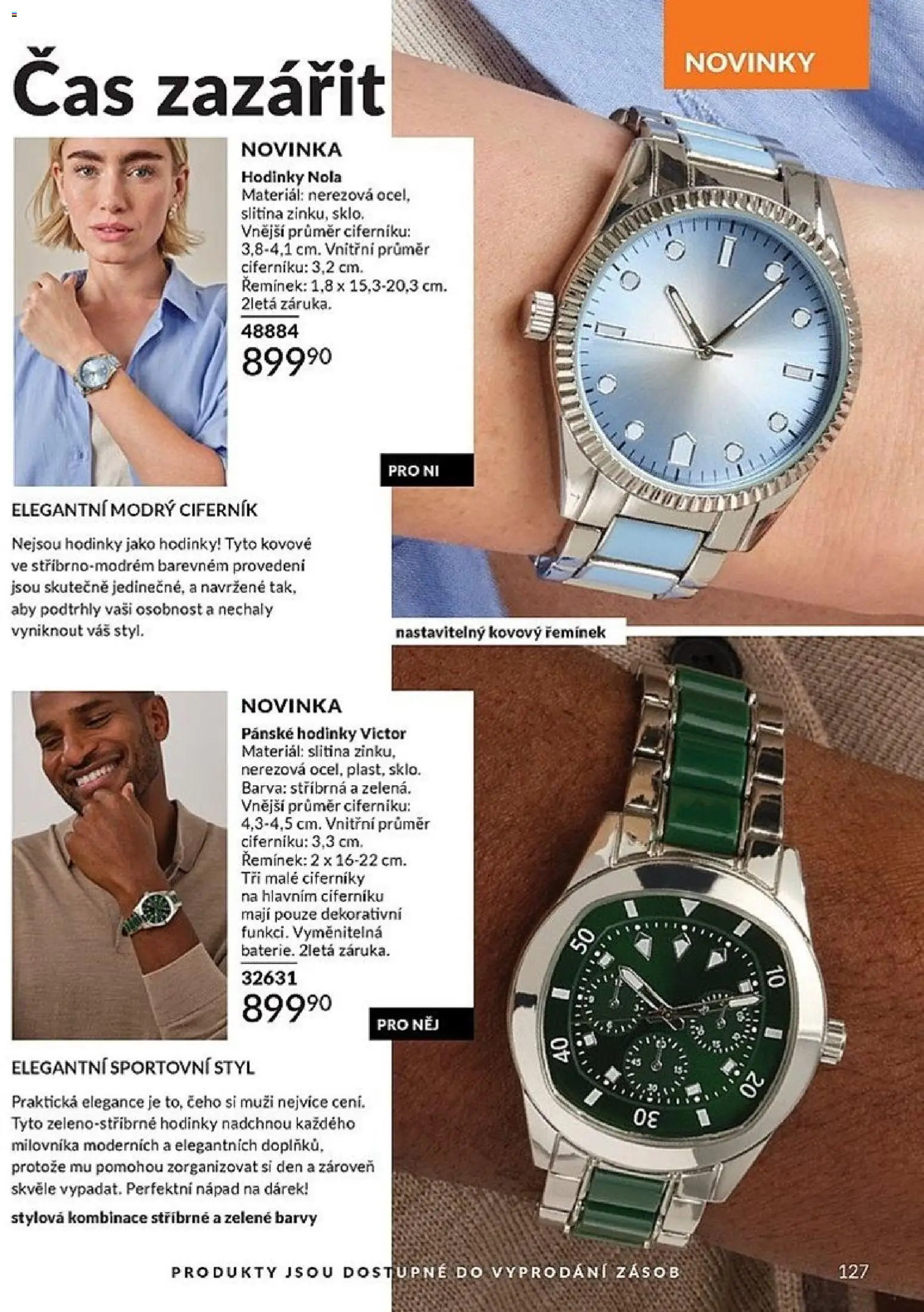 Avon Katalog 05/2026 od 01.05.2026 | Strana: 127 | Produkty: Hodinky, Barvy