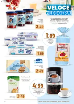Volantino Interspar del 05.09.2025 | Pagina: 9 | Prodotti: Dolcificante, Yogurt, Frutta, Macinato