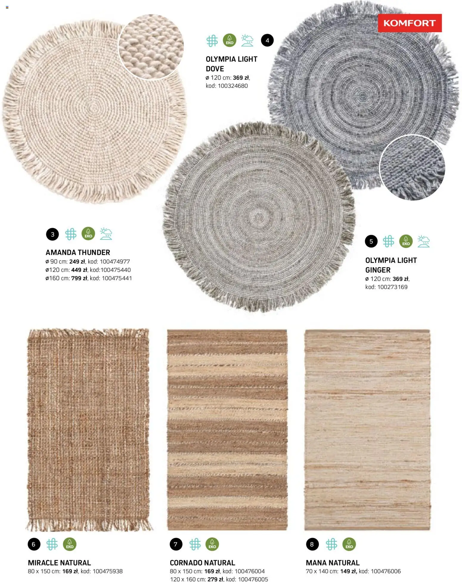 Komfort gazetka - Katalog dywanów od 17.03.2026 | Strona: 21