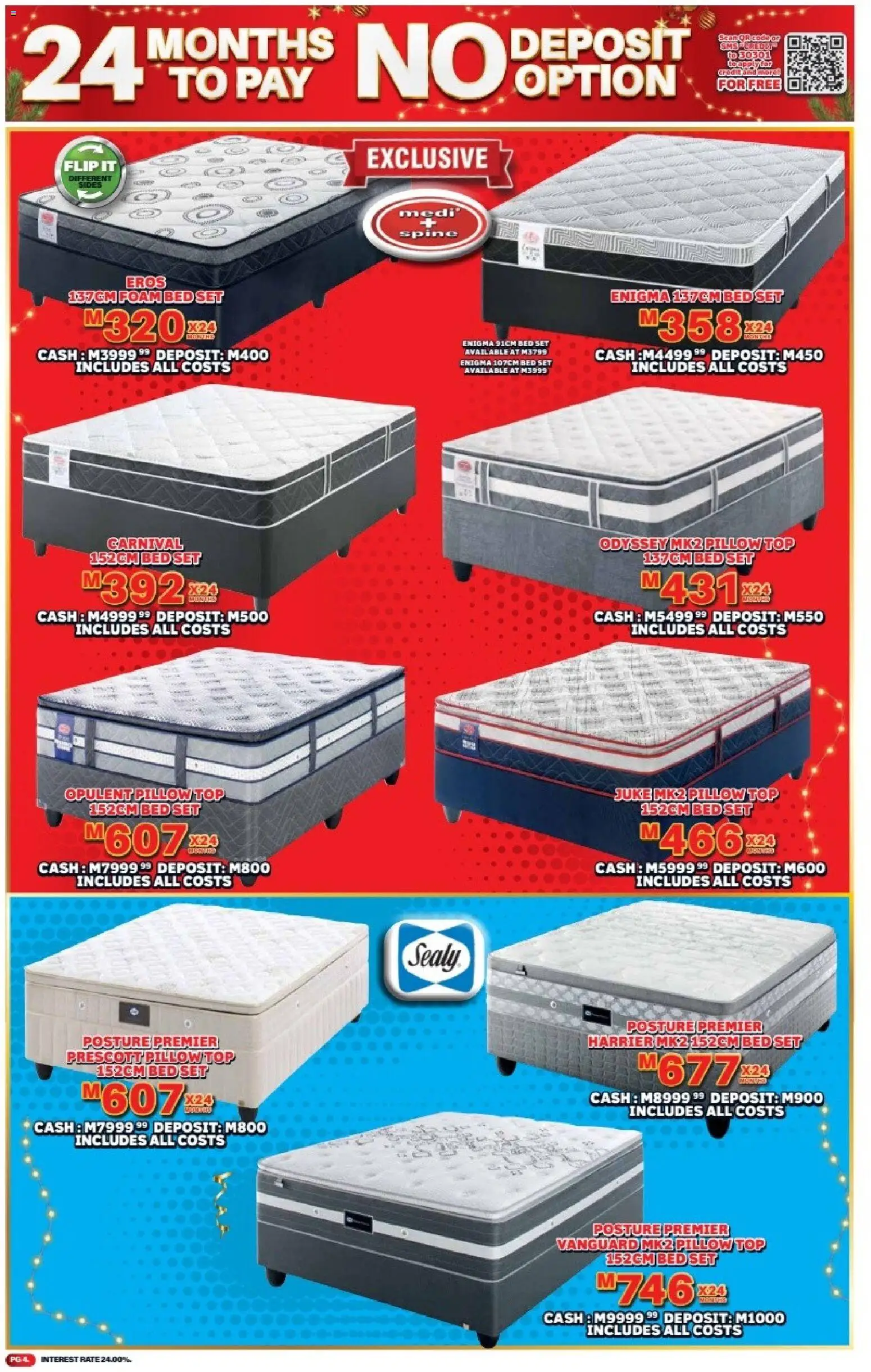 New Lewis Stores catalogue – valid from 08.12.2025 | Page: 4 | Products: Bed, Pillow, Foam