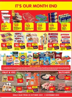 Shoprite specials catalogue – valid from 20.10.2025 | Page: 2 | Products: Polony, Chicken, Powder, Carrots