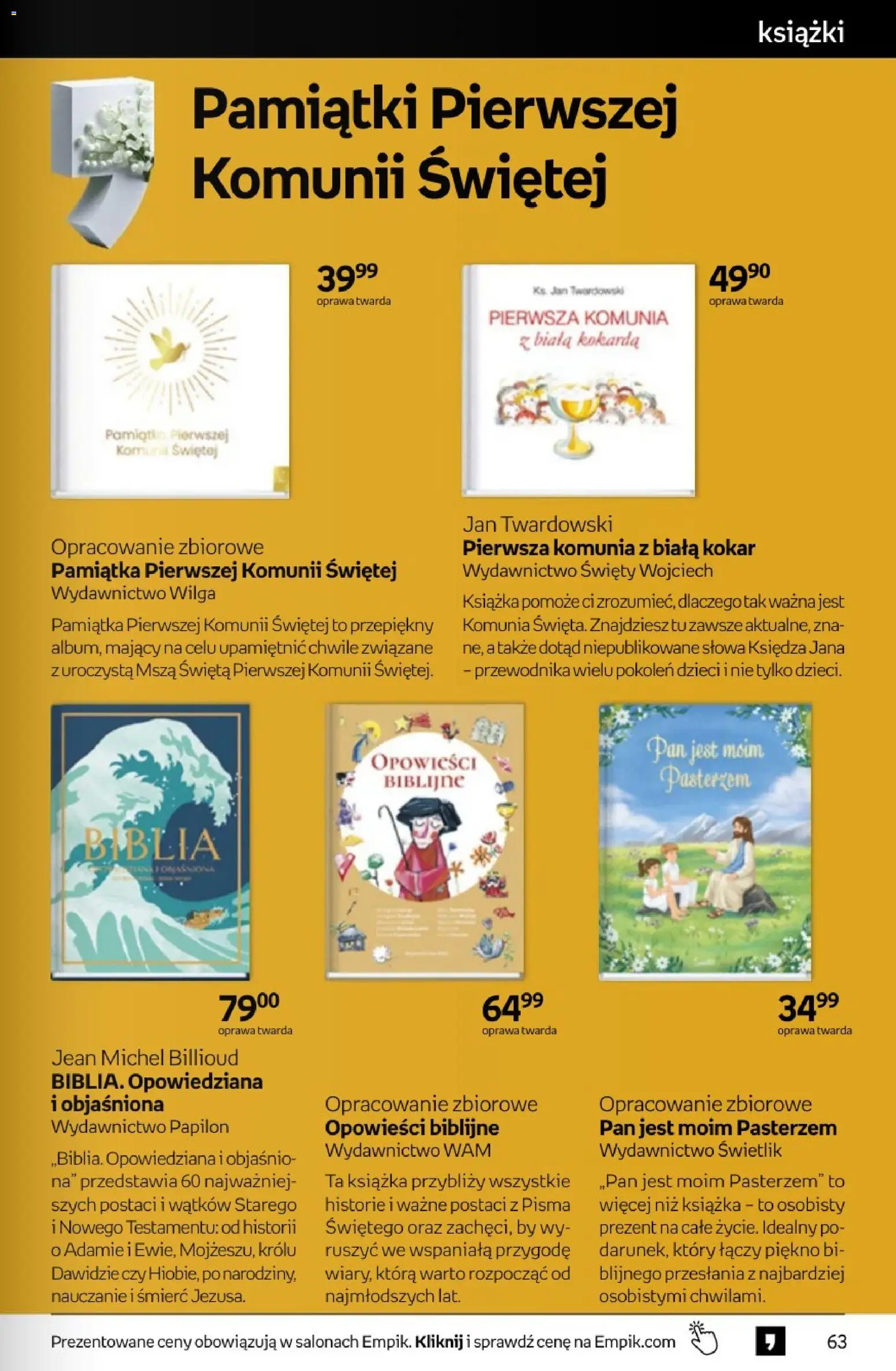 Empik promocje - Tom kultury Książki od 22.04.2026 | Strona: 63 | Produkty: Książki