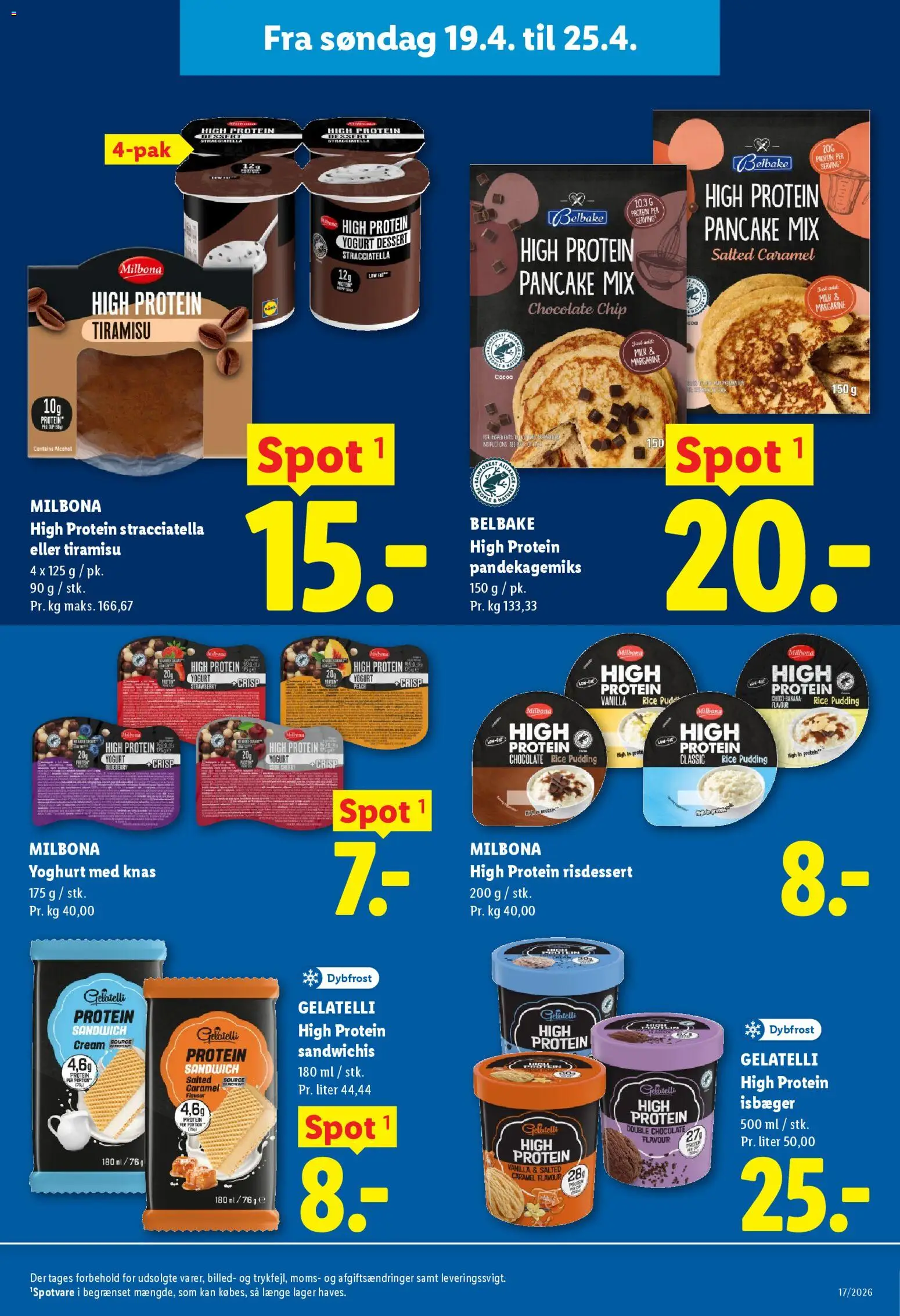 Lidl tilbudsavis – gyldig fra 19.04.2026 | Side: 11 | Produkter: Yoghurt, Pude, Margarine, Cherry