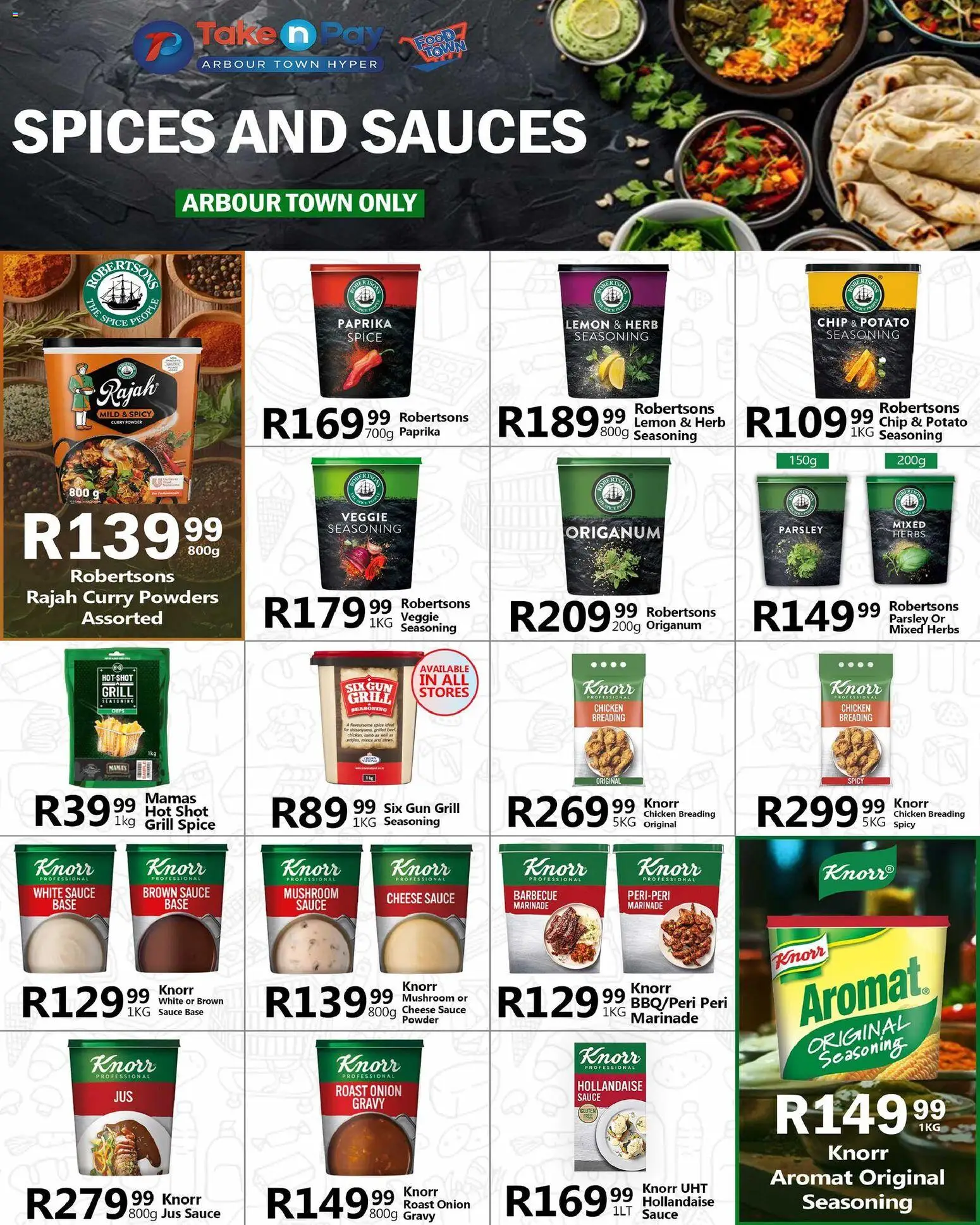 New Take n Pay catalogue – valid from 02.03.2026 | Page: 35 | Products: Cheese, Sauces, Seasoning, Herbs