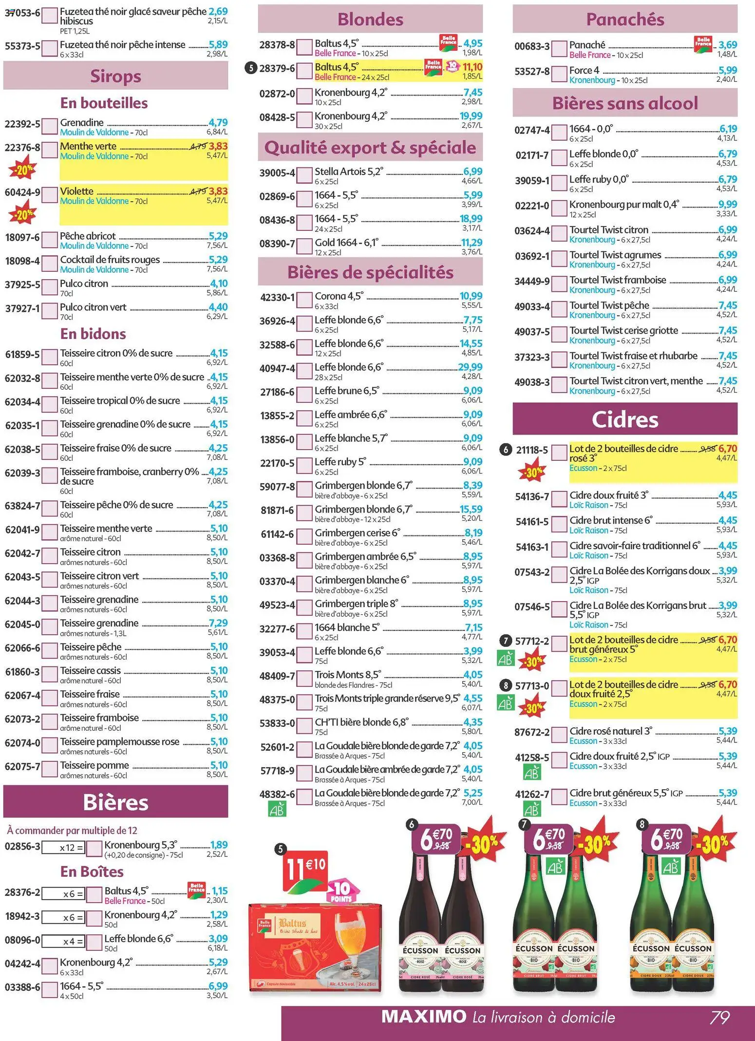 {H1} | Page: 79 | Produits: Citron, Sucre, Pomme, Rhubarbe