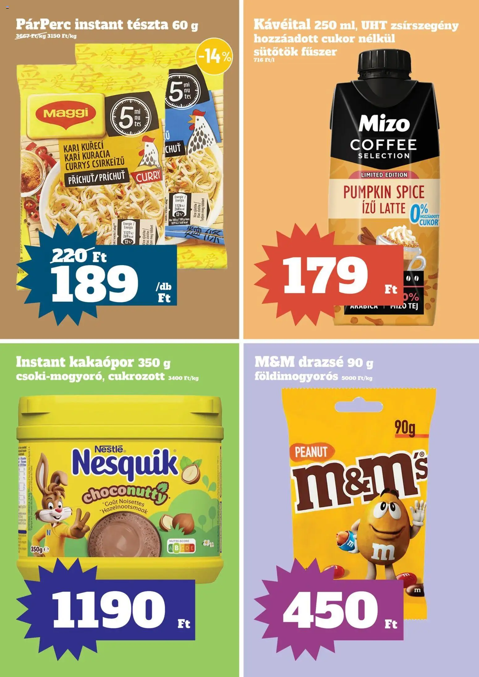Family Diszkont akciós ujság - amely érvényes a következő dátumtól: 11.12.2025 | Oldal: 12 | Termékek: Drazsé, Maggi, Nesquik, Tej