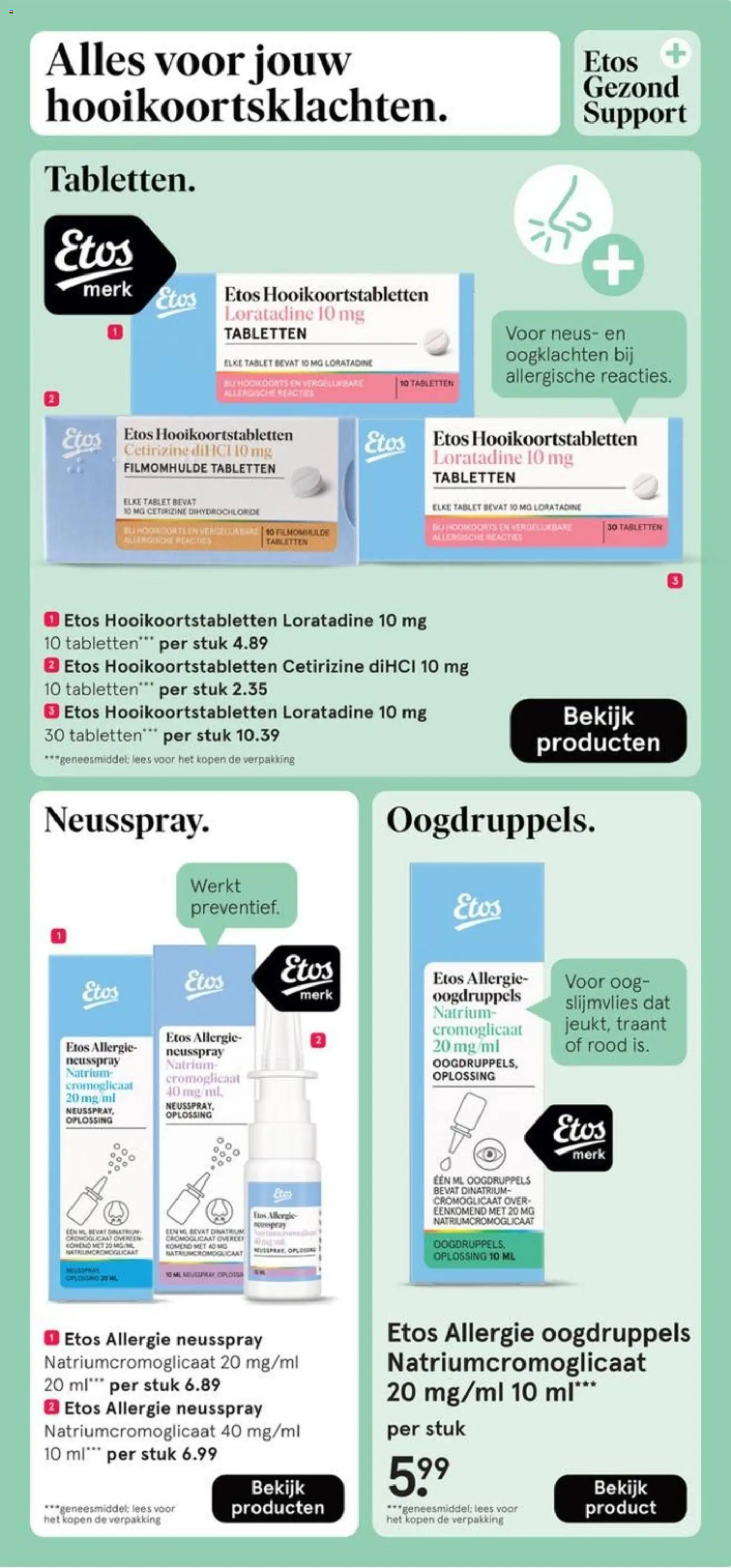 {H1} | Pagina: 45 | Producten: Tablet, Oogdruppels