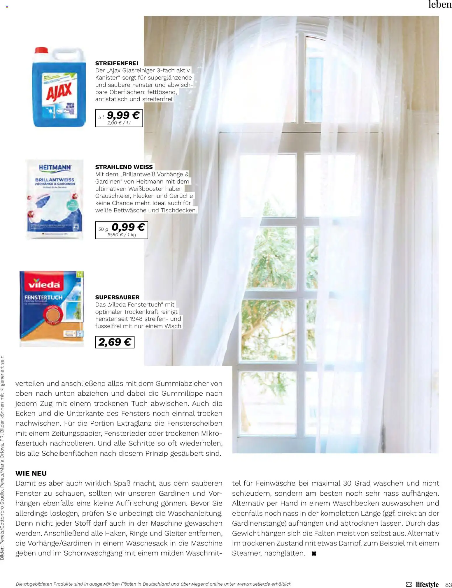 Müller Lifestyle – gültig ab 12.03.2026 | Seite: 83 | Produkte: Gewicht, Waschbecken, Bettwäsche, Bilder