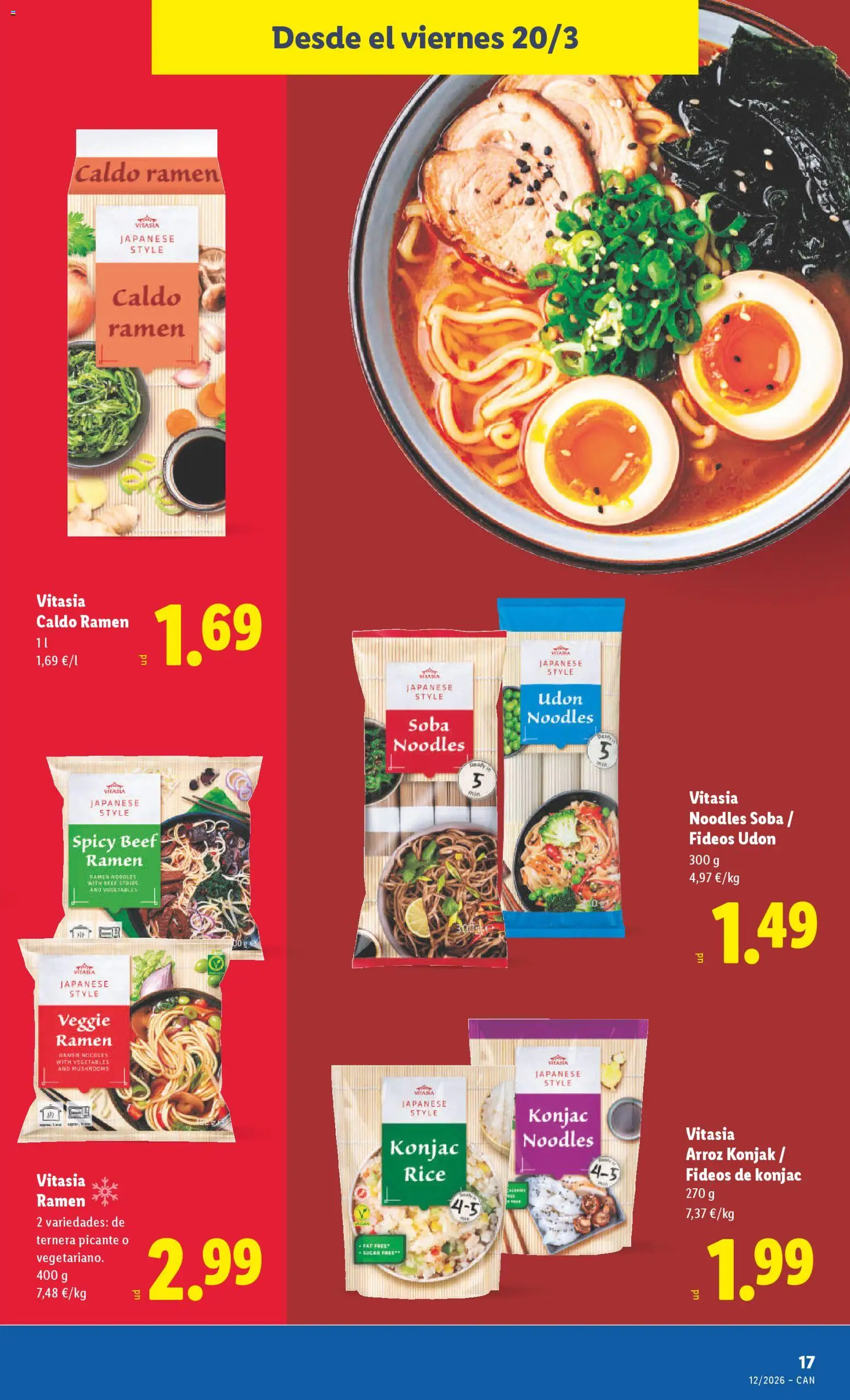 Lidl folleto │ válido desde el 16.03.2026 | Página: 31 | Productos: Arroz, Fideos