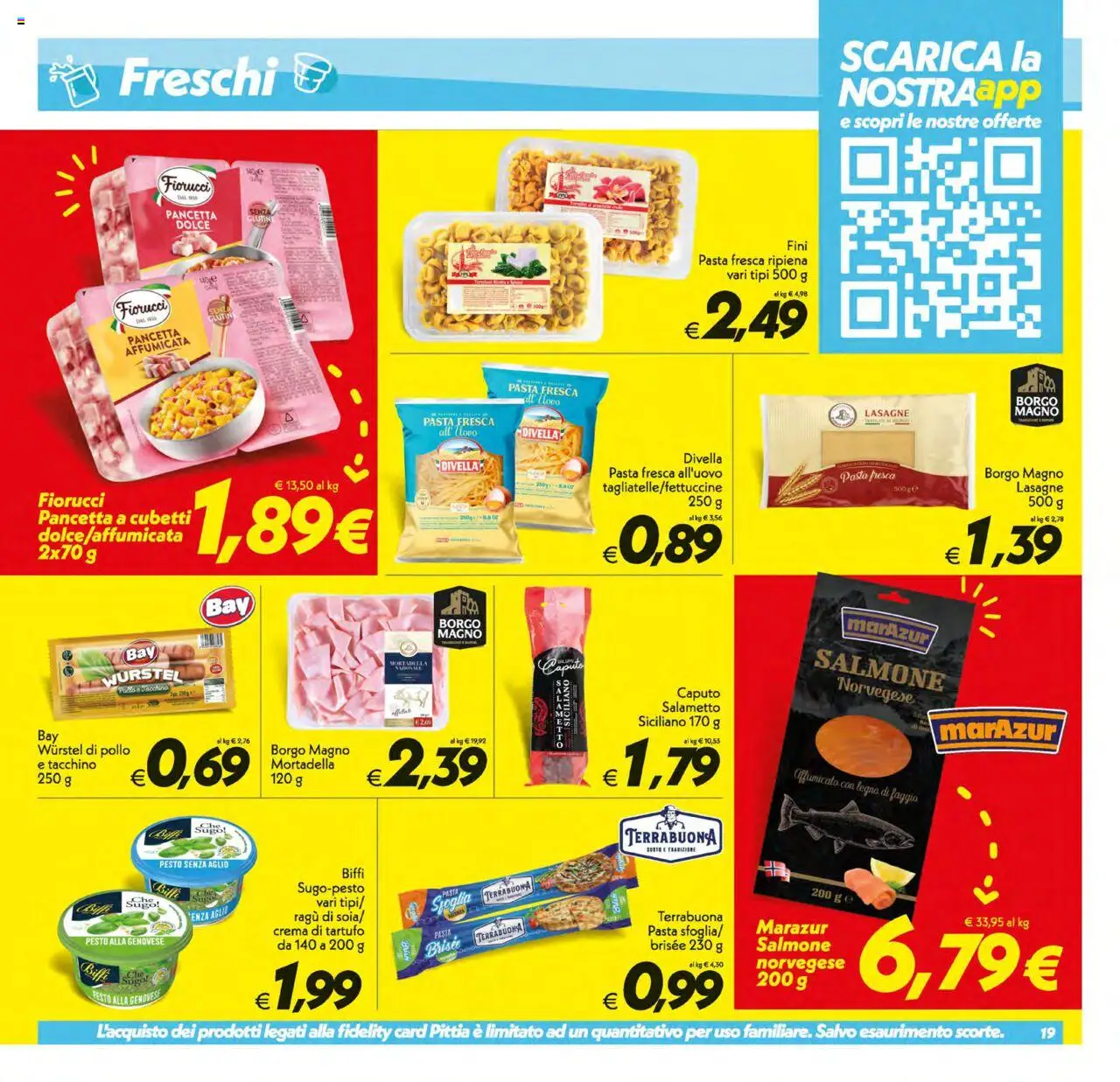 Volantino SuperConveniente del 12.08.2025 | Pagina: 19 | Prodotti: Tacchino, Aglio, Pasta, Ragú