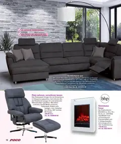 Poco Wohnwelt Winter 2025 ab 01.12.2025 gültig | Seite: 14 | Produkte: Wohnlandschaft, Relaxsessel