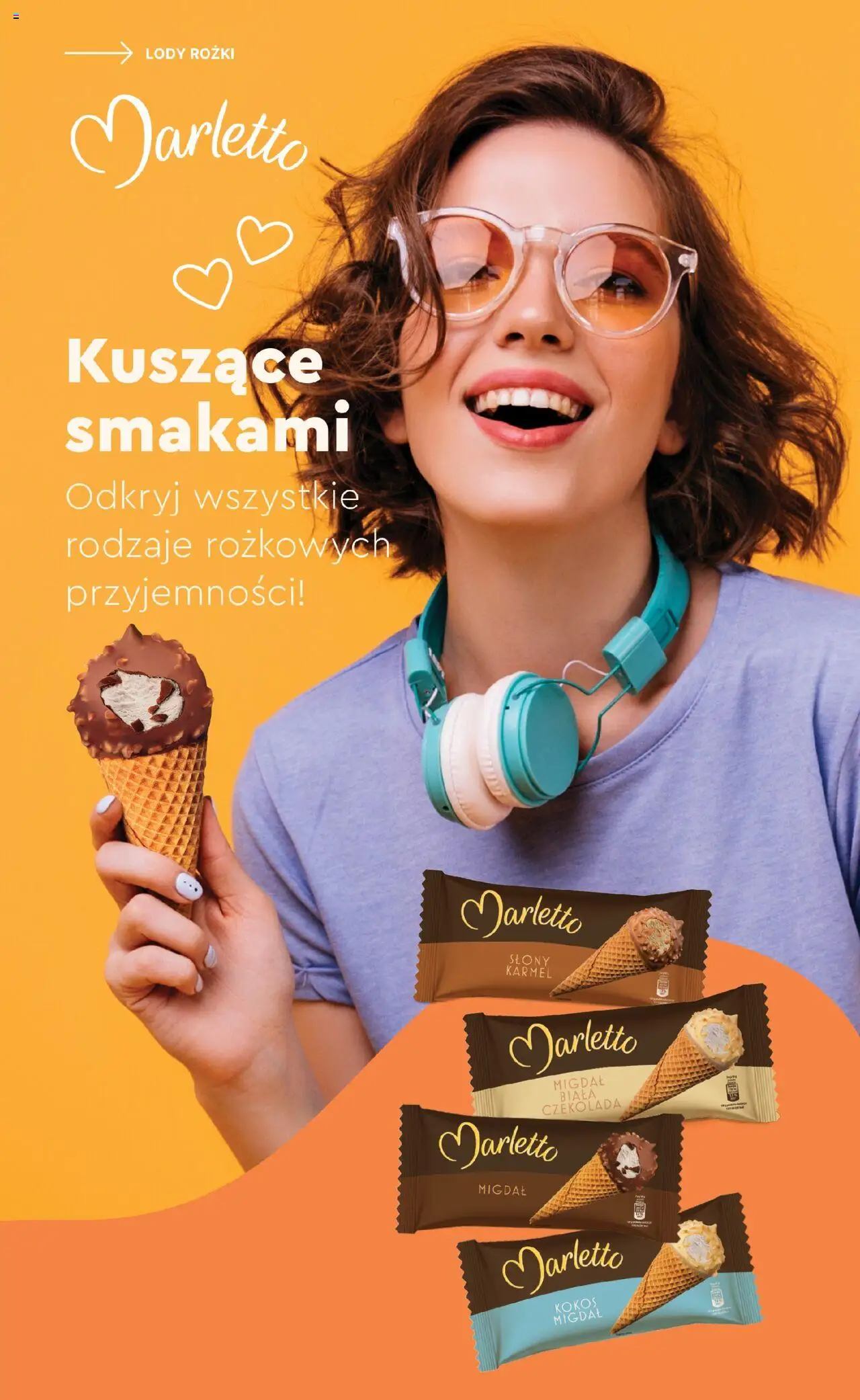 Biedronka gazetka - Marlettolodowa budka biedronki od 14.06.2025 | Strona: 8 | Produkty: Lody