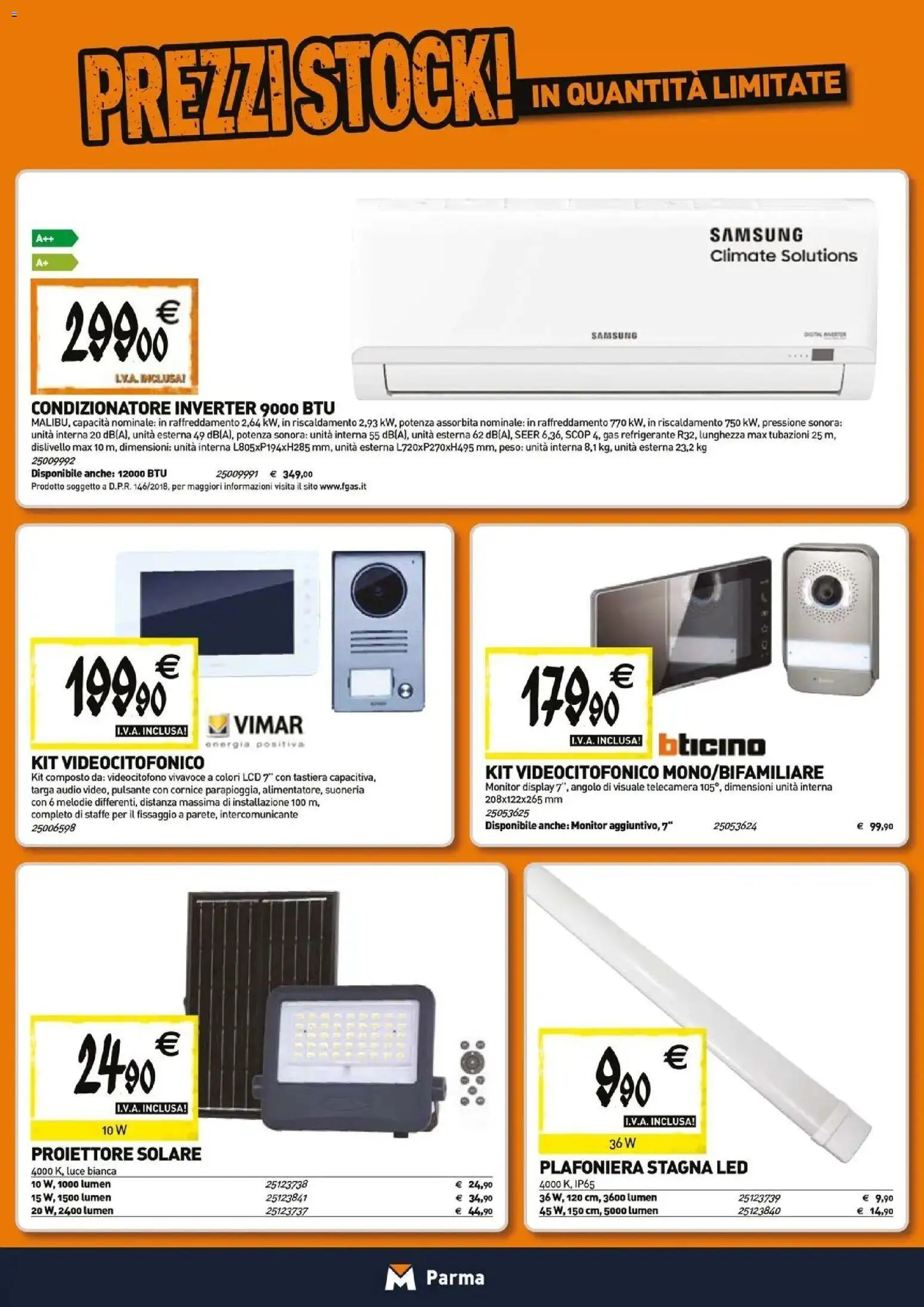 Volantino TECNOMAT del 26.03.2026 | Pagina: 12 | Prodotti: Monitor, Tastiera, Audio, Condizionatore