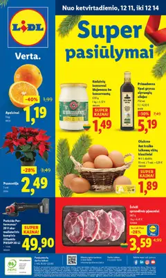 LIDL leidinys galioja nuo 11.12.2025