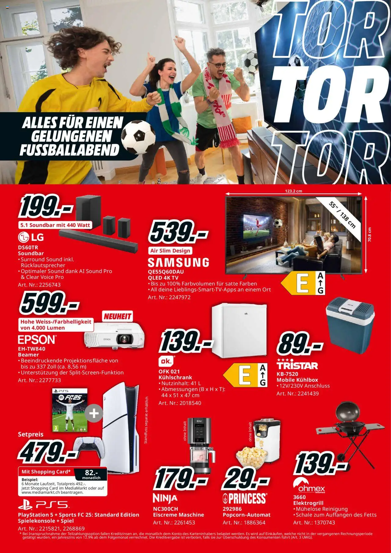 Media Markt Aktionen ab 22.06.2025 | Seite: 2 | Produkte: TV, Spiel, Kühlschrank, Beamer