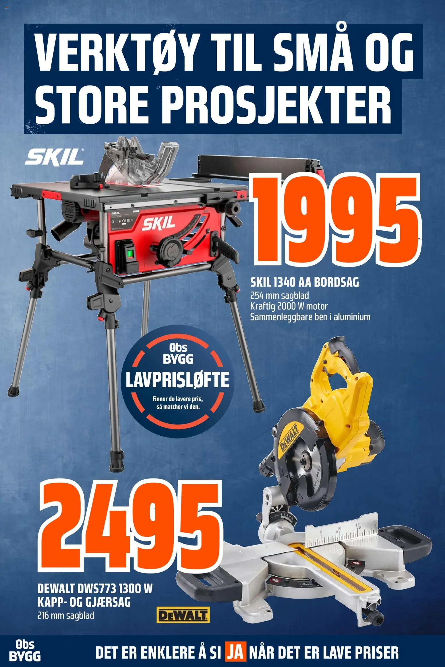 Nye » Obs Bygg kundeavis « er nå online. Se alle Apriltilbud på mobilen og spar! | Norway