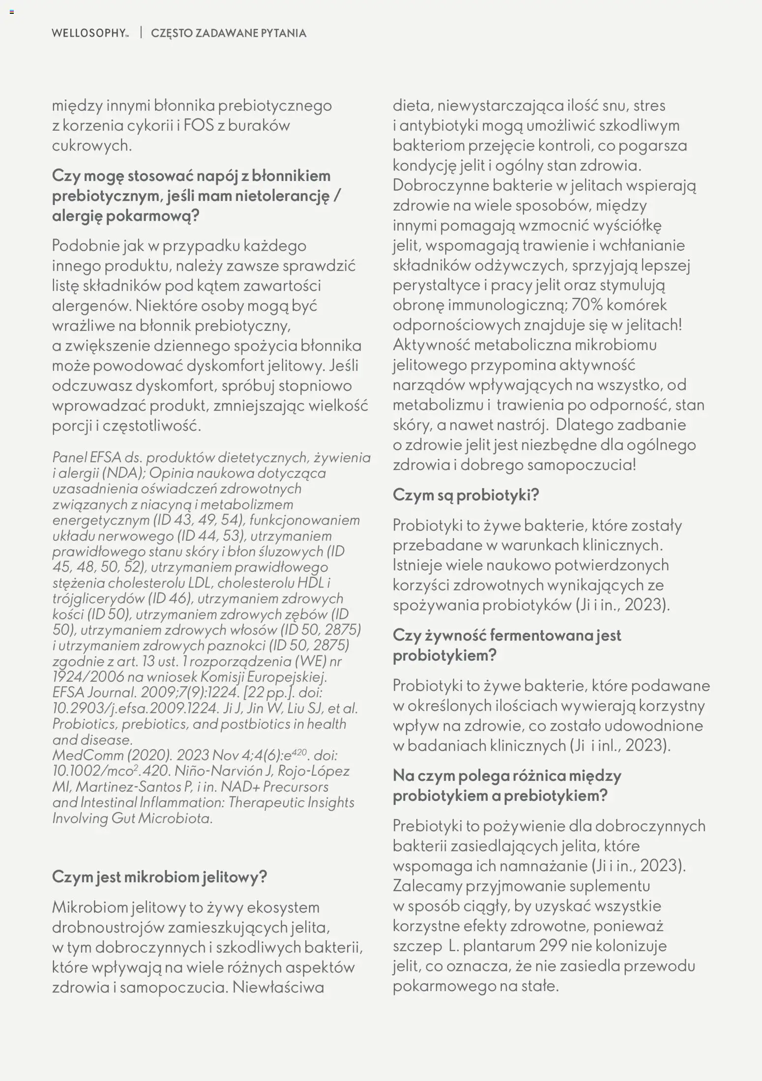 Oriflame Katalog - Przewodnik po produktach Wellosophy od 15.11.2023 | Strona: 57 | Produkty: Woda