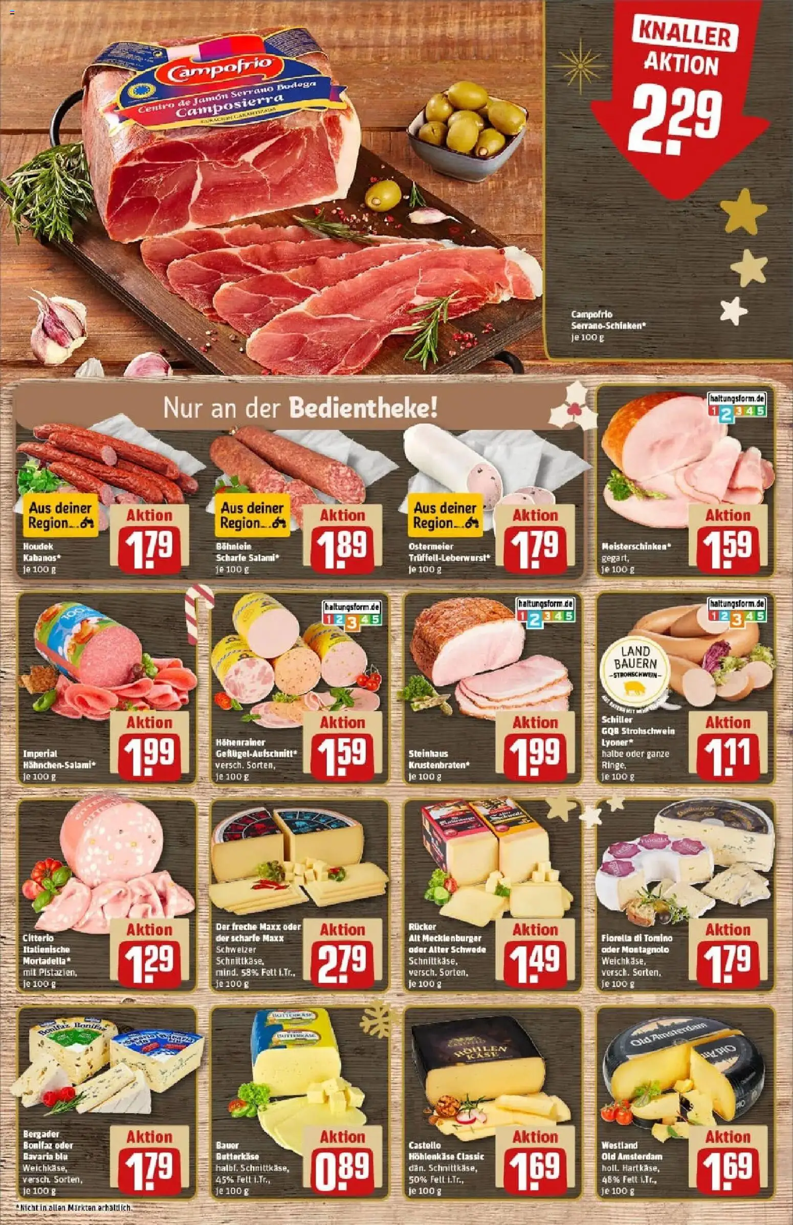 Rewe prospekt Unterföhring	 – gültig ab 07.12.2025 | Seite: 9 | Produkte: Krustenbraten, Pistazien, Salami