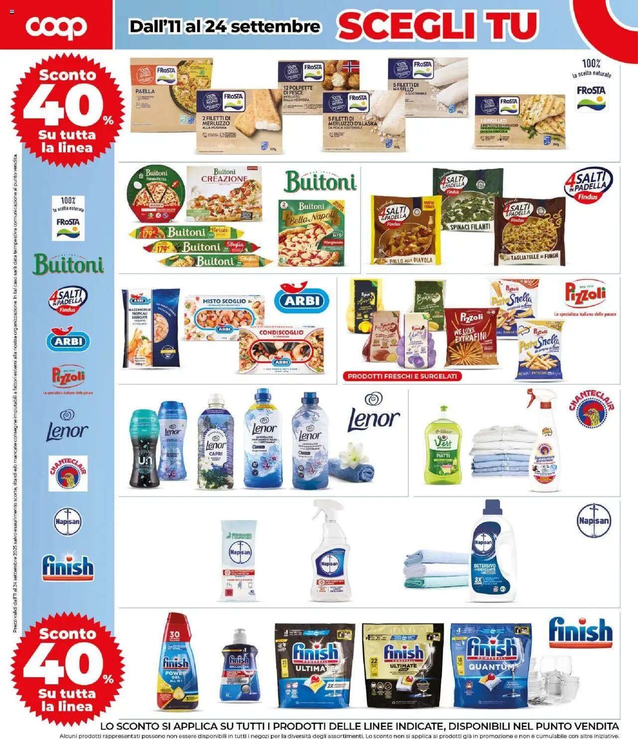 Volantino COOP del 11.09.2025 | Pagina: 6 | Prodotti: Pollo, Merluzzo, Pesca, Paella