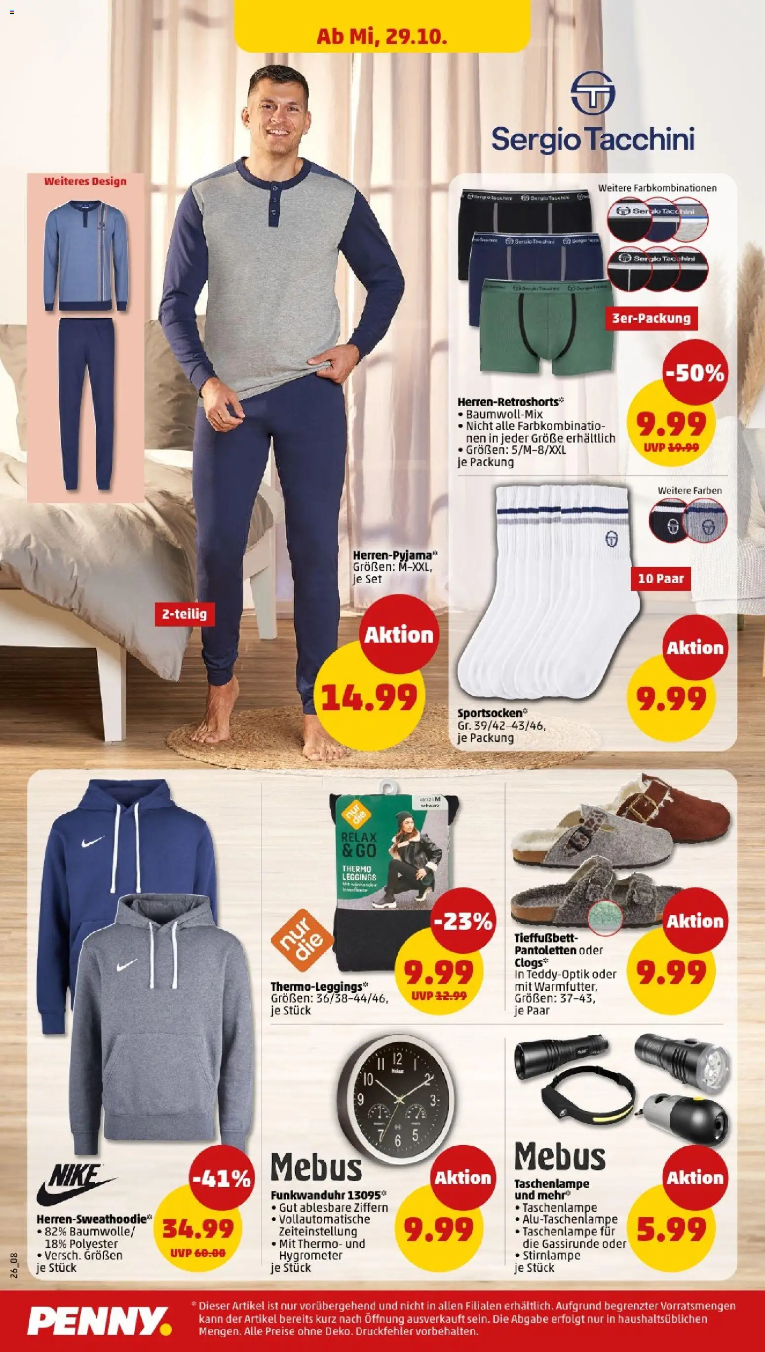 Penny - Niedersachsen  – gültig ab 27.10.2025 | Seite: 28 | Produkte: Stirnlampe, Leggings