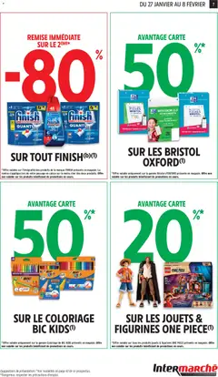 Intermarché - Prévisualisation de Intermarché - 34% en avantage carte sur une sélection de produits valide à partir de 27.01.2026 | Page: 7 | Produits: Légo, Citron, Jouets, Figurines