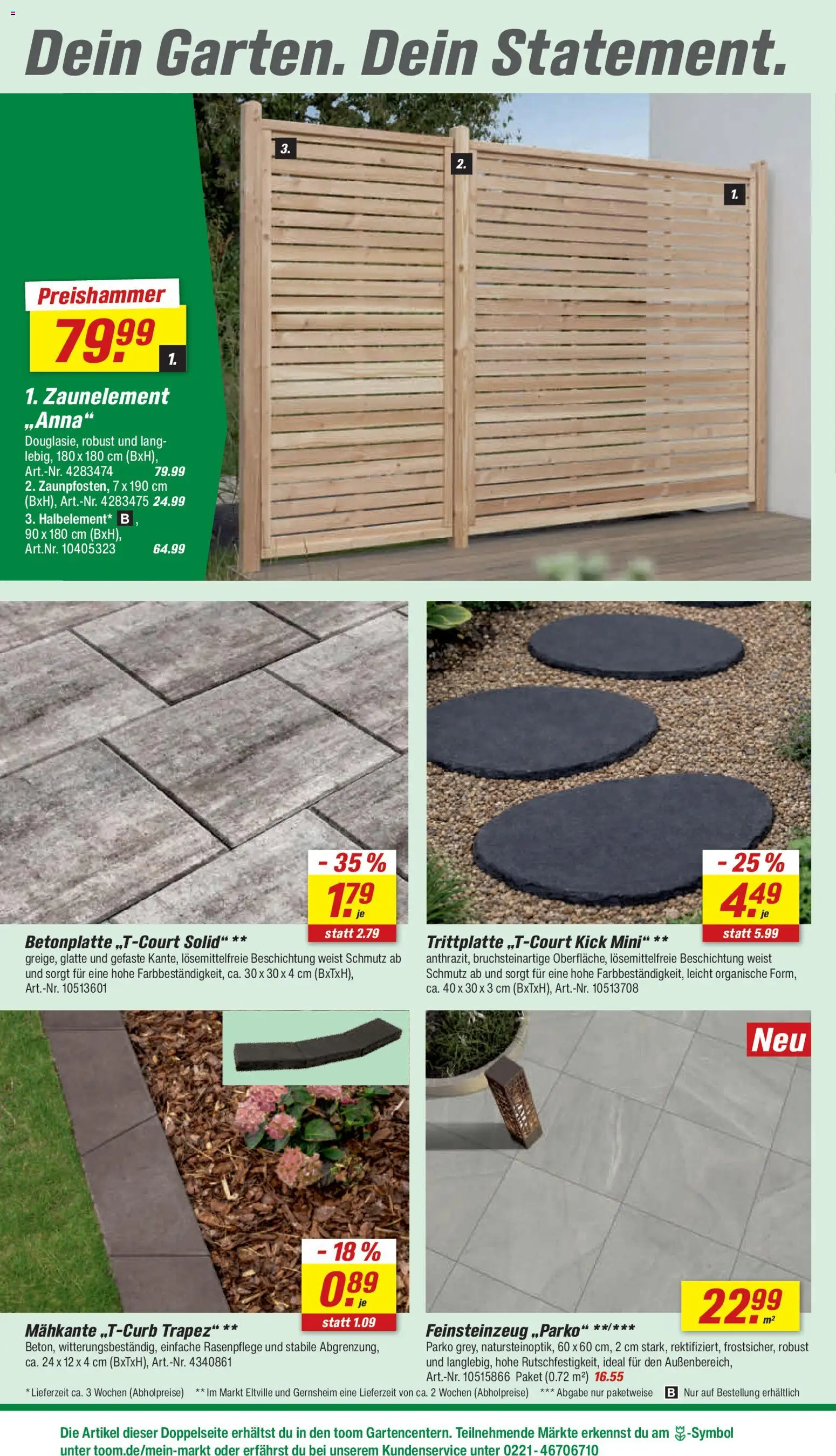 Toom Baumarkt Prospekt 	 – gültig ab 25.04.2026 | Seite: 10