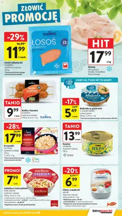 Intermarche Gazetka od 31.07.2025 | Strona: 17 | Produkty: Mintaj, Makrela, Łosoś, Sałatka z tuńczykiem