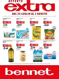 Anteprima del volantino bennet Extra catalogo valido a partire dal 24.07.2025