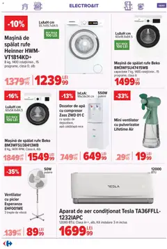 Catalog Carrefour – valabil de la 20.08.2025 | Pagină: 59 | Produse: Mașină De Spălat, Aer Condiționat, Ventilator, Apă