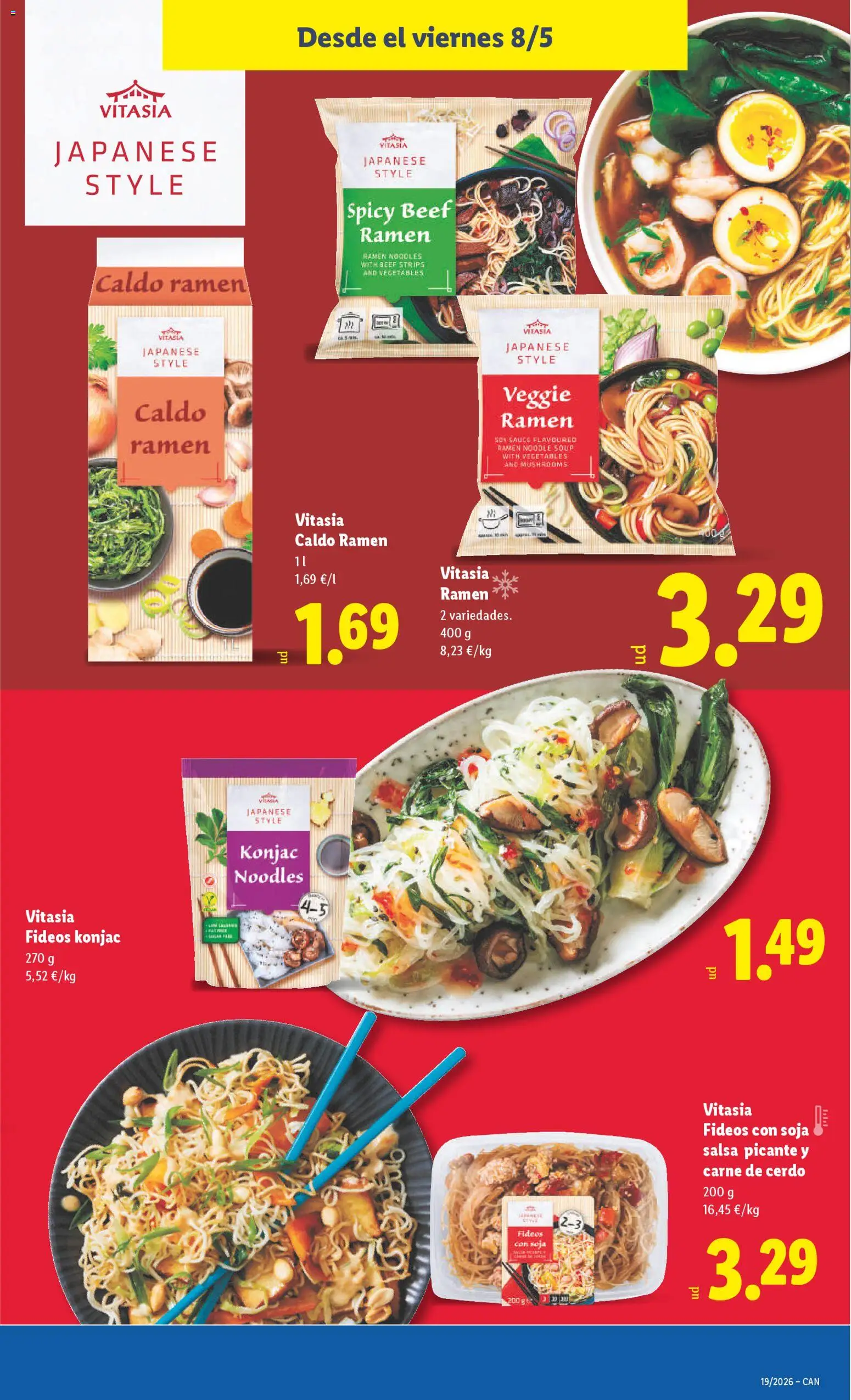 Lidl folleto │ válido desde el 04.05.2026 | Página: 33 | Productos: Cerdo, Fideos