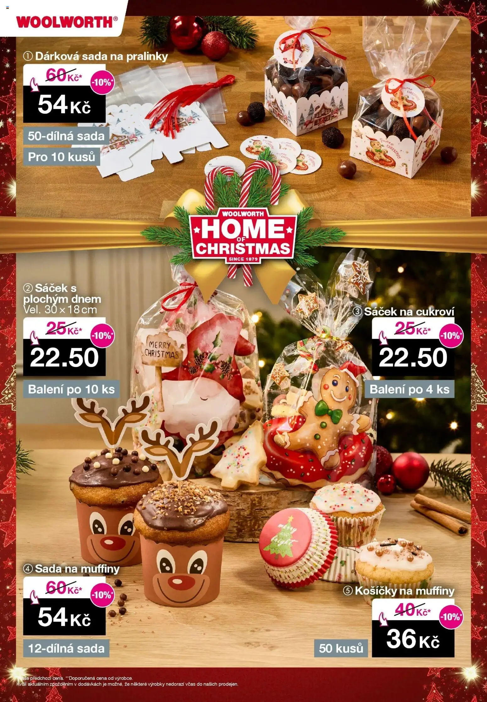 Woolworth leták od 14.11.2025 | Strana: 23 | Produkty: Cukroví, Košíčky na muffiny, Sáček