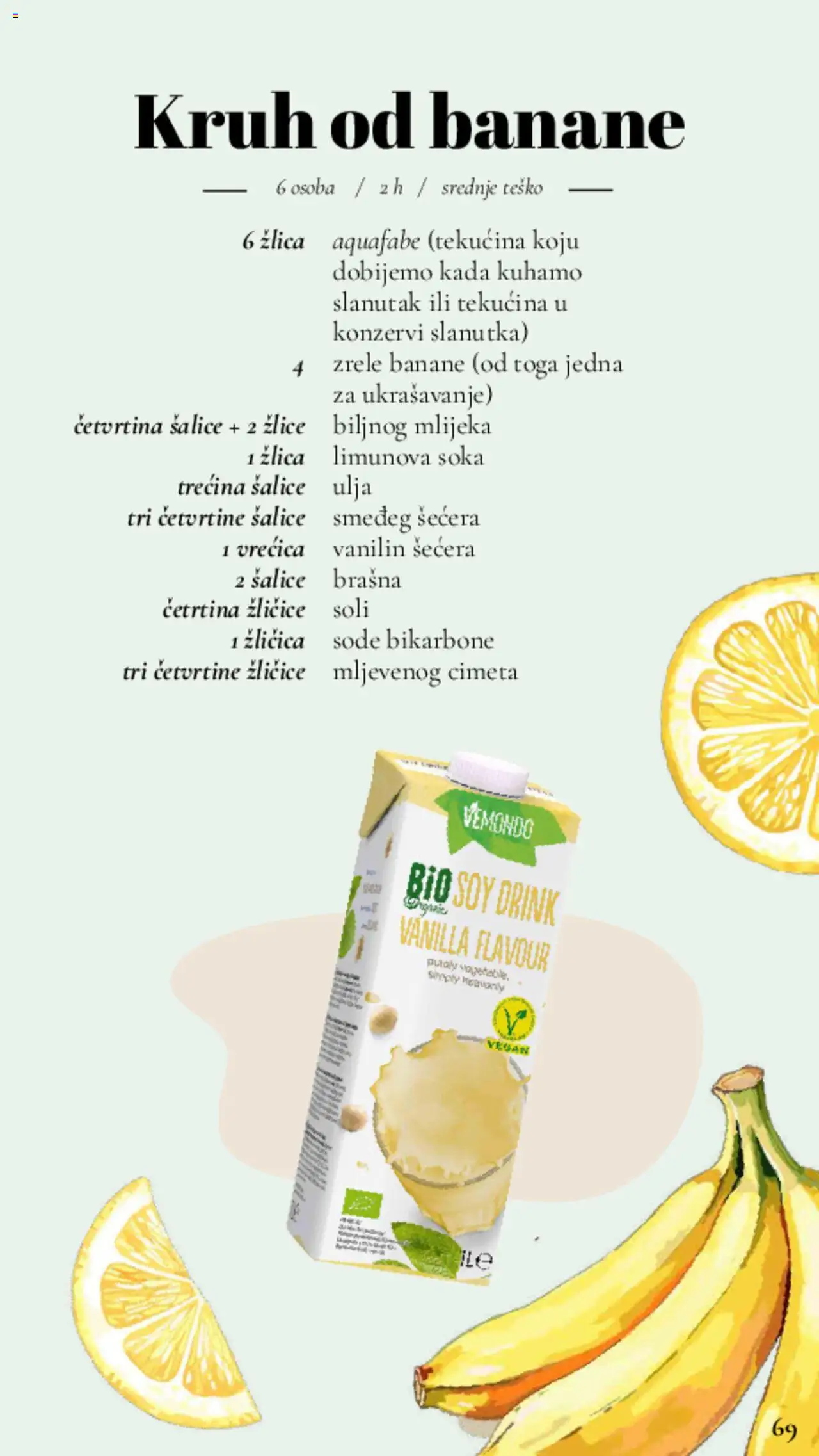 Lidl katalog | vrijedi od 11.03.2025 | Stranica: 69 | Proizvodi: Kruh, Banane, Slanutak