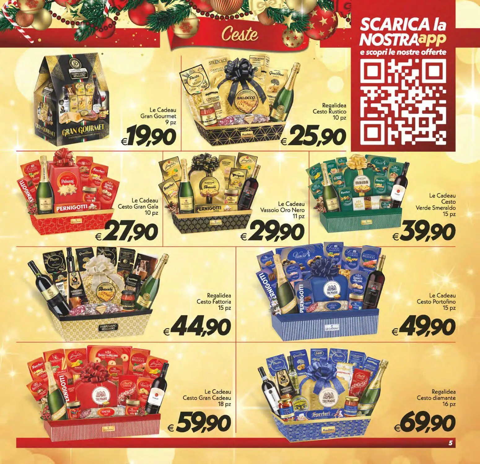 Volantino SuperConveniente del 16.12.2025 | Pagina: 5 | Prodotti: Lenticchie, Panettone, Parmigiano reggiano, Parmigiano