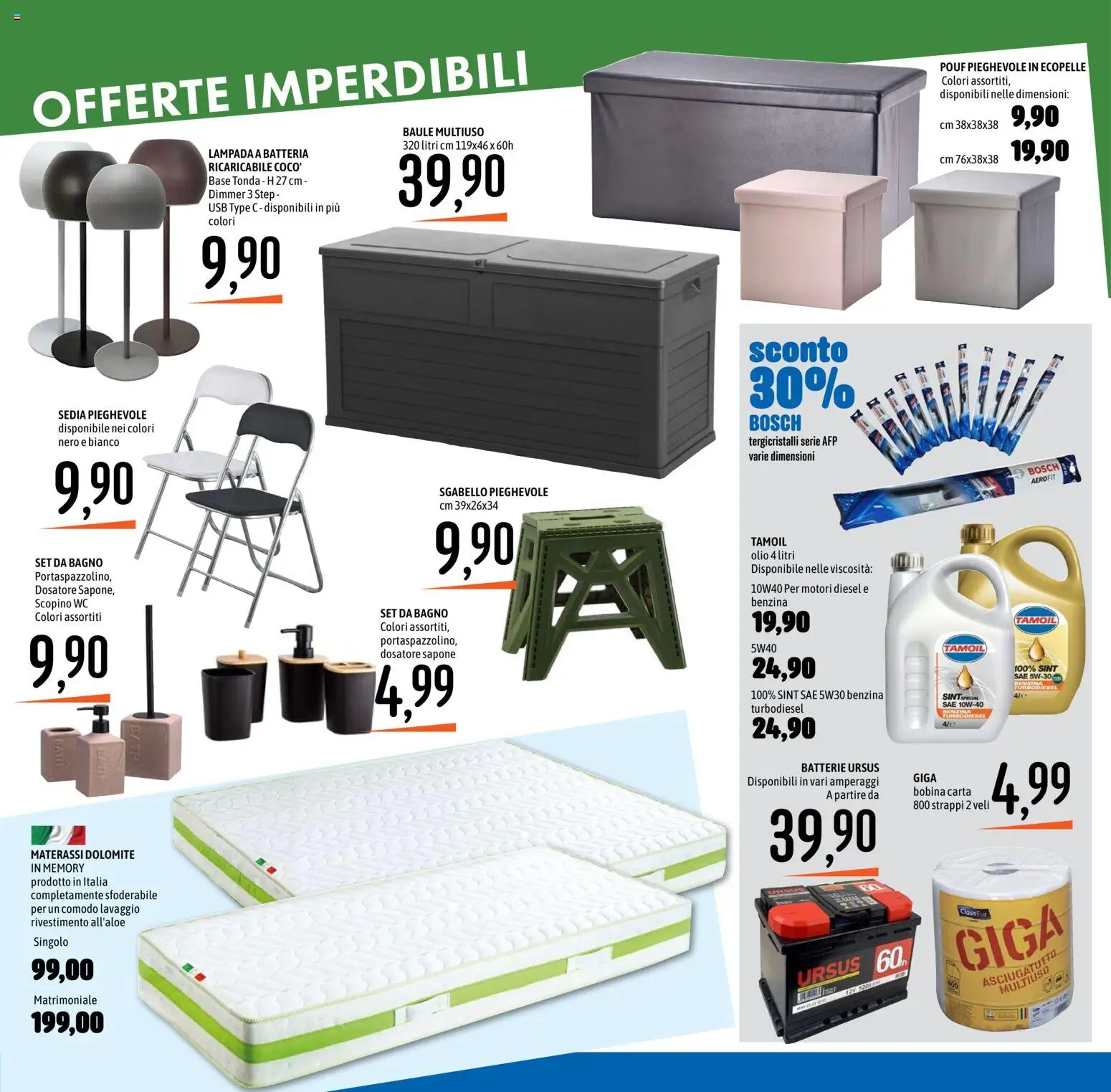 Volantino Emisfero del 12.03.2026 | Pagina: 34 | Prodotti: Sapone, Olio, Sgabello, Bagno