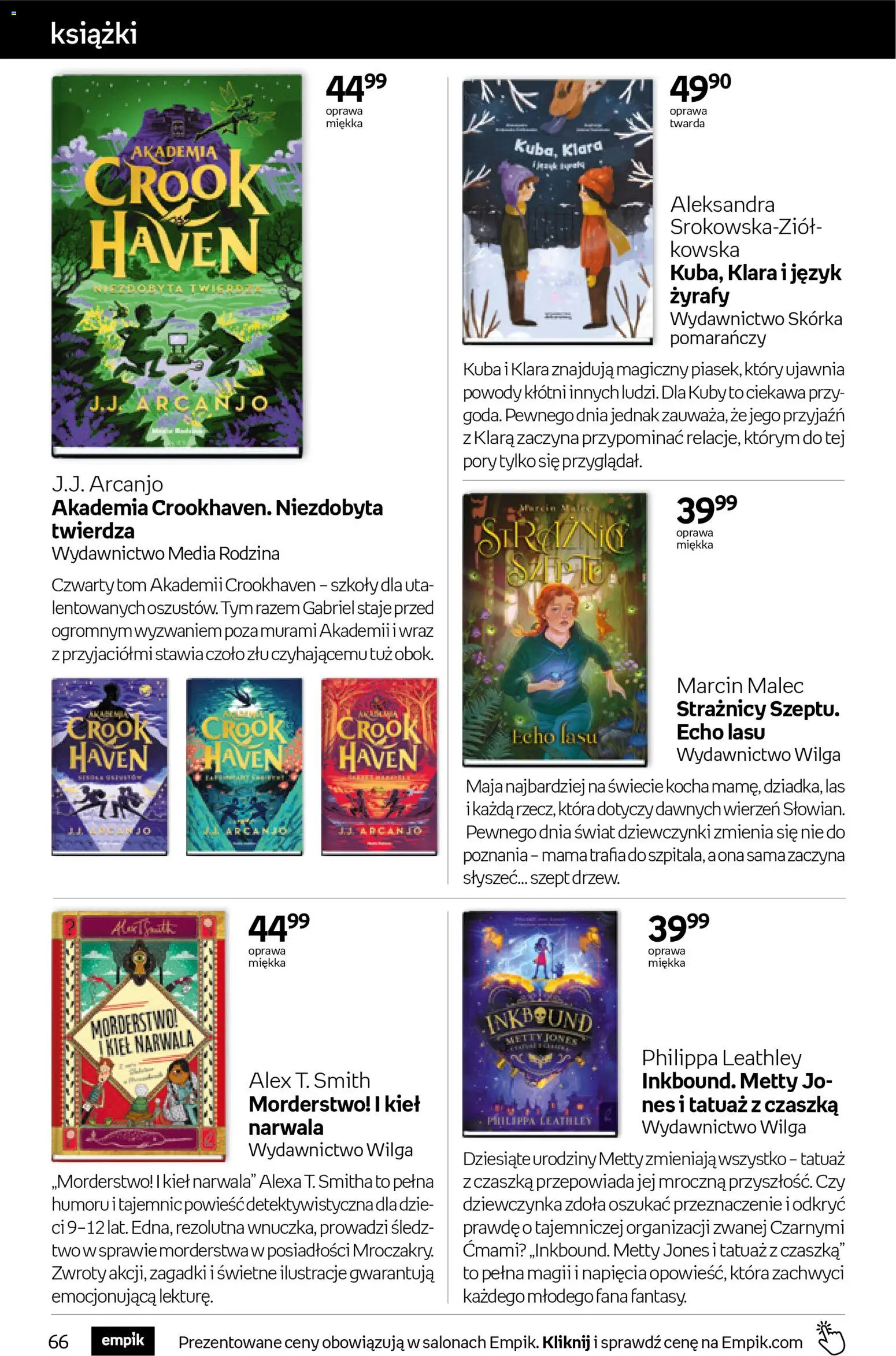 Empik Black Friday od 29.10.2025 | Strona: 66 | Produkty: Śledź, Książki