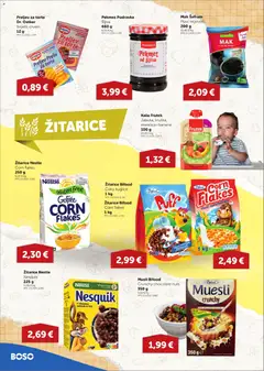 Boso Katalog - Pregled kataloga iz trgovine Boso, vrijedi od 09.04.2026 | Stranica: 6 | Proizvodi: Pekmez, Musli, Nesquik, Mak
