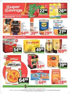 Superspar specials catalogue – valid from 24.11.2025 | Page: 4 | Products: Corn, Jam, Rice, Fruit
