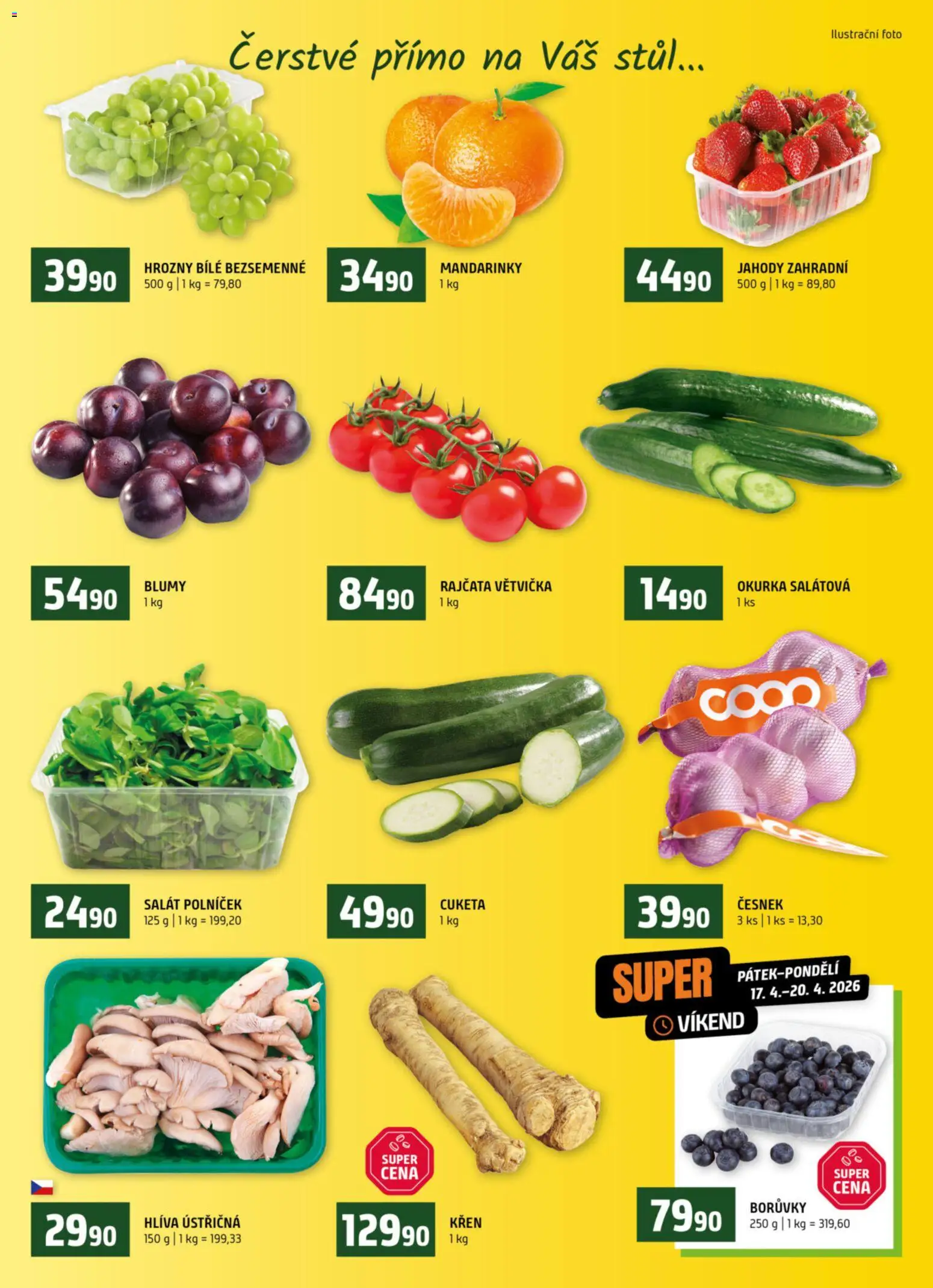 Terno leták od 15.04.2026 | Strana: 6 | Produkty: Rajčata, Jahody, Mandarinky, Okurka